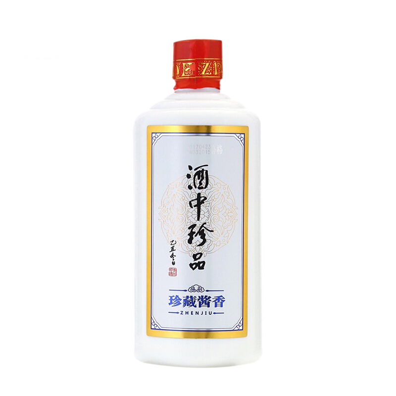 珍酒 珍五 金装版 53度500ml 单瓶 酱香型 白酒