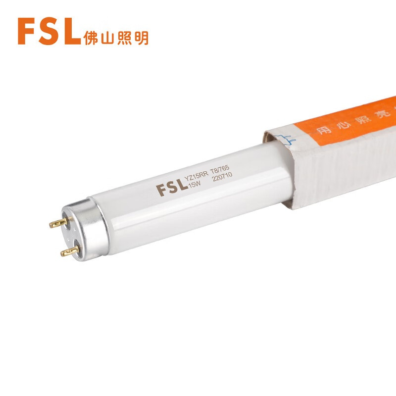 佛山照明荧光灯管 T8 15W 0.45米 25个装
