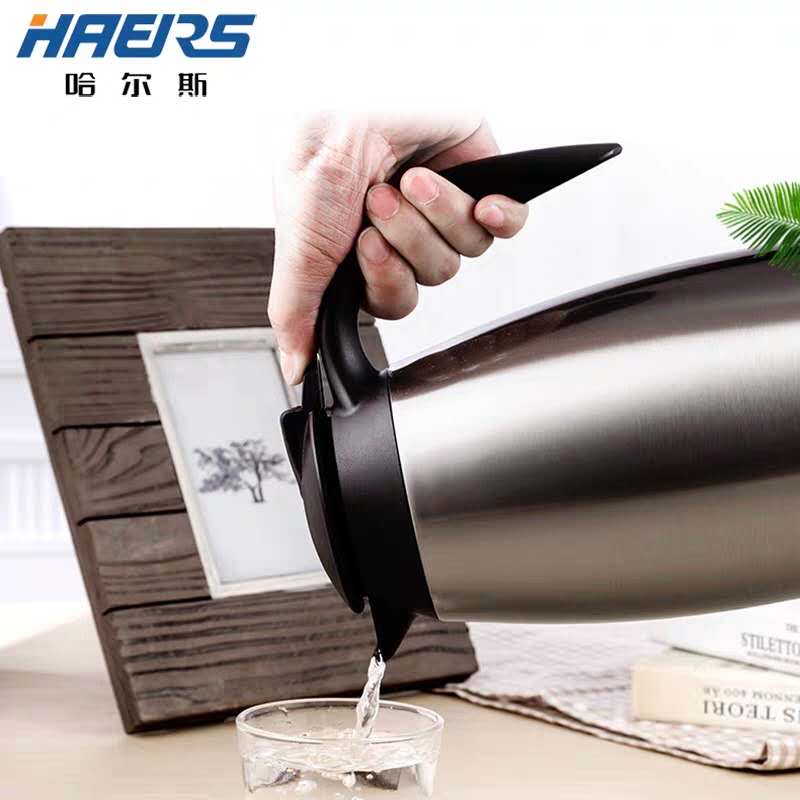 哈尔斯保温壶真空保温热水瓶大容量暖水壶办公室咖啡壶2000ml高清大图