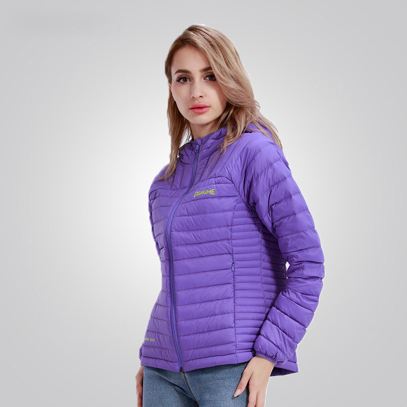 [砳石户外]beaume宝美户外 连帽轻薄羽绒服女款 长袖羽绒衣 fnb6466