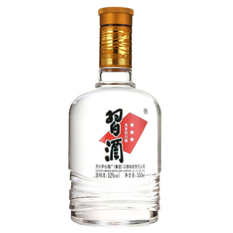 茅台集团 贵州习酒 三星 52度500ml单瓶装浓香型白酒習酒(XI LIQUOR) (新老包装随机发货)