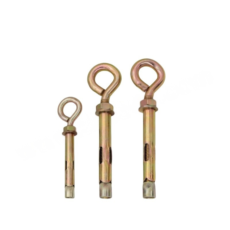 继彬 M16×200 厂标 羊眼圈膨胀螺栓 碳钢 4.8级 镀彩锌高清大图