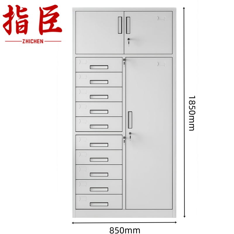 钢制 凭证柜三门十斗 台