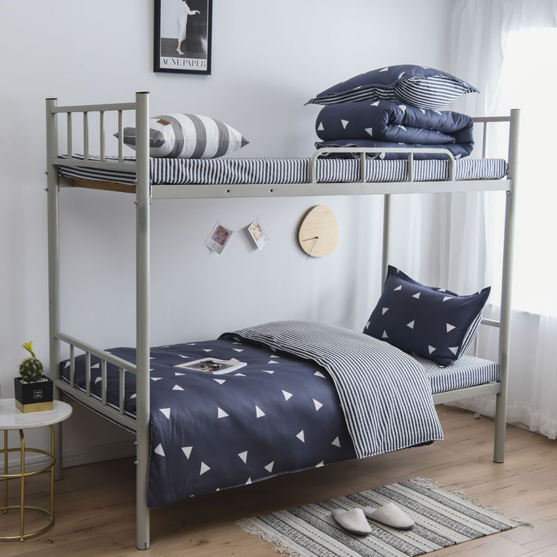 单人三件套大学生宿舍床上用品上下铺1.2米1.5高低床儿童床单被套