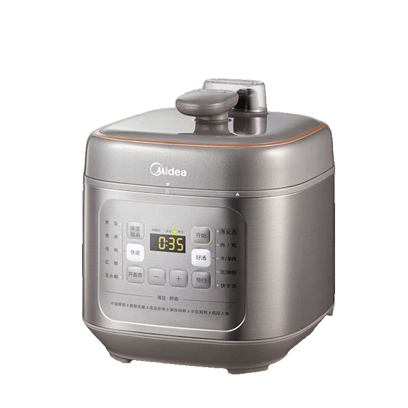 美的(Midea)电压力锅 定时预约特色开盖煮70千帕一锅双胆加深内胆可拆洗排气阀MY-C555