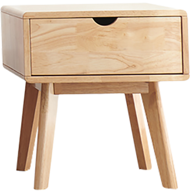 繁哲思床头柜实木440*400*480mm个高清大图