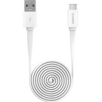 华为(HUAWEI)原装Type-C 1.5米加长数据线 扁平防缠绕2A快充手机通用AP55（白色）