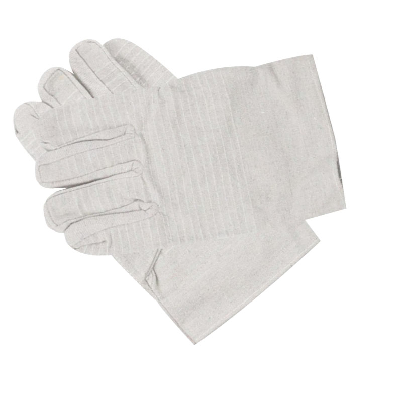 谐晟 帆布手套劳保手套耐磨电焊防护厂家双层24线6线单层 定制 全衬24线白甲帆布手套双层满衬高清大图