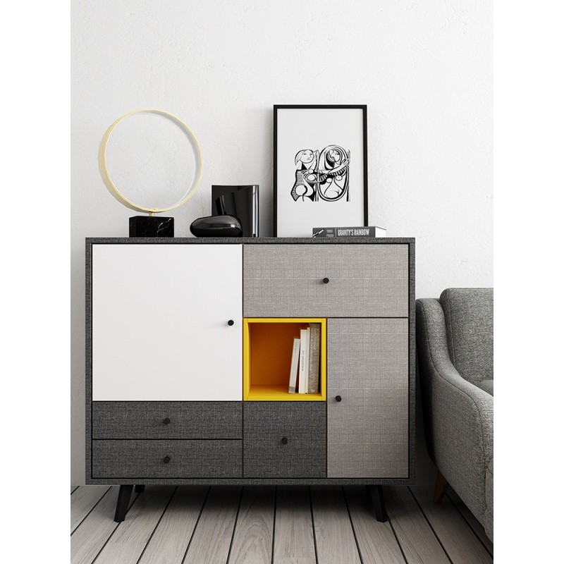 北调客厅餐厅储物柜组合柜子储物柜客厅家具装饰柜玄关柜子