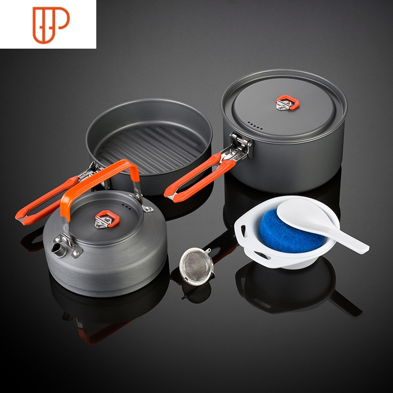 套锅户外锅野营炊具锅具便携套装露营装备12345人户外用品国泰家和
