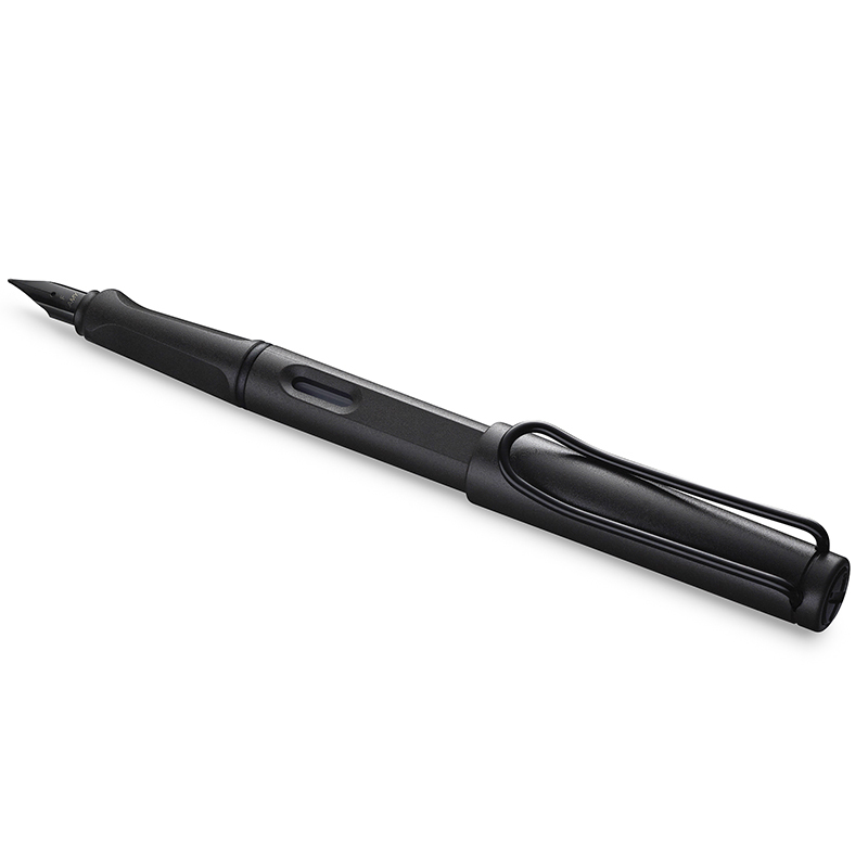 凌美(LAMY) Safari狩猎者系列钢笔墨水笔商务办公用笔磨砂黑 M尖