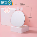 敬平镜子化妆镜折叠台式儿童镜子卡通女挂镜式梳妆镜壁挂镜子便携学生 兔子镜【浅粉】