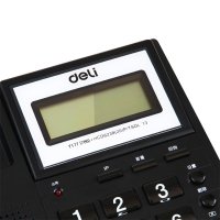 得力786电话机 座式大铃声办公室前台坐机 通话清晰品质精湛简约时尚大气