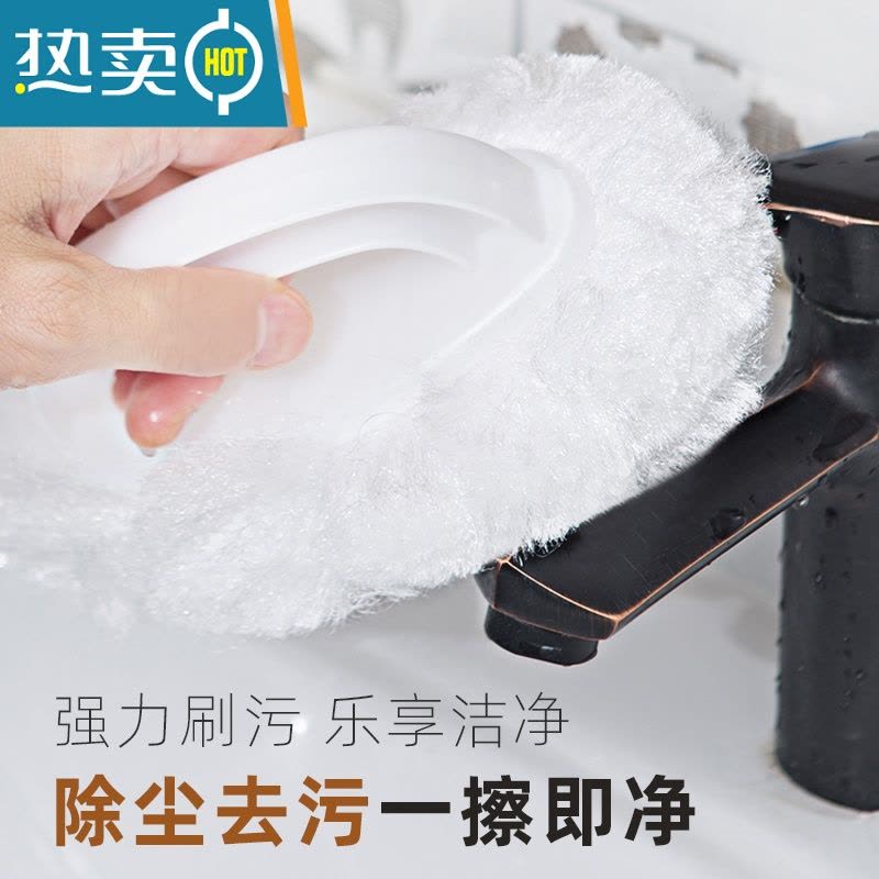敬平浴缸刷澡盆面盆地板刷瓷砖浴室家用卫生间马桶清洁刷[1117] 挤水型马桶刷[柔软纤维/不伤釉面]刷子图片