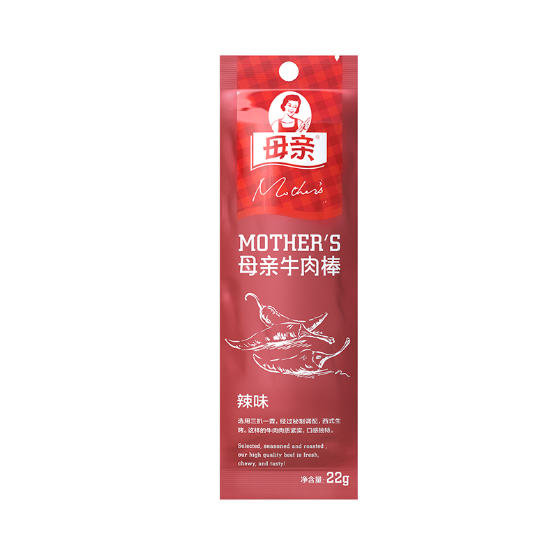 母亲牛肉棒辣味22g