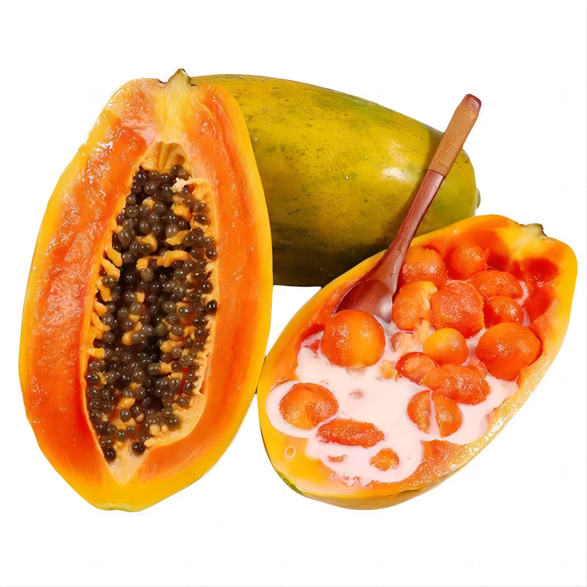 鲜贝达 广西红心木瓜 5斤装2-6个木瓜 新鲜水果 生鲜鲜甜多汁高清大图