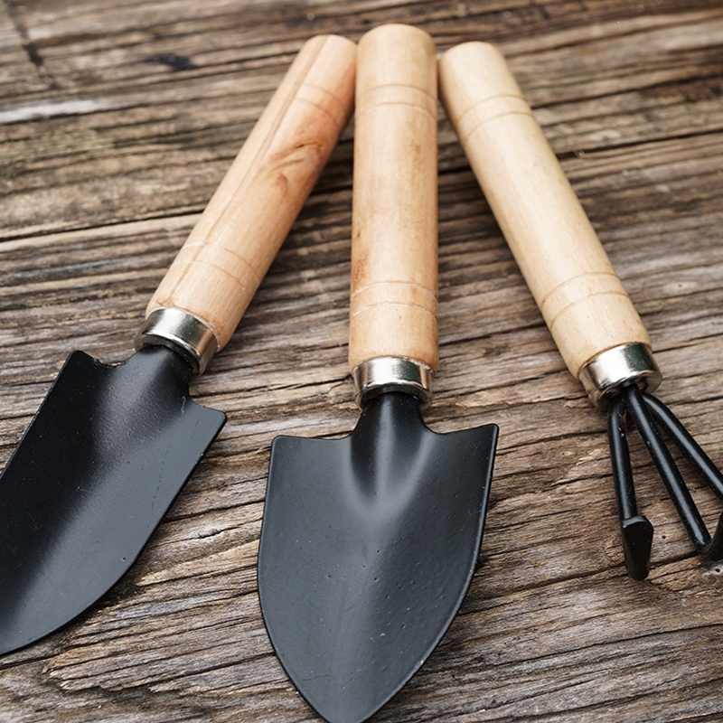 回固种花工具家用种菜养花园艺松土花铲盆栽花艺种植工具三件套小铲子