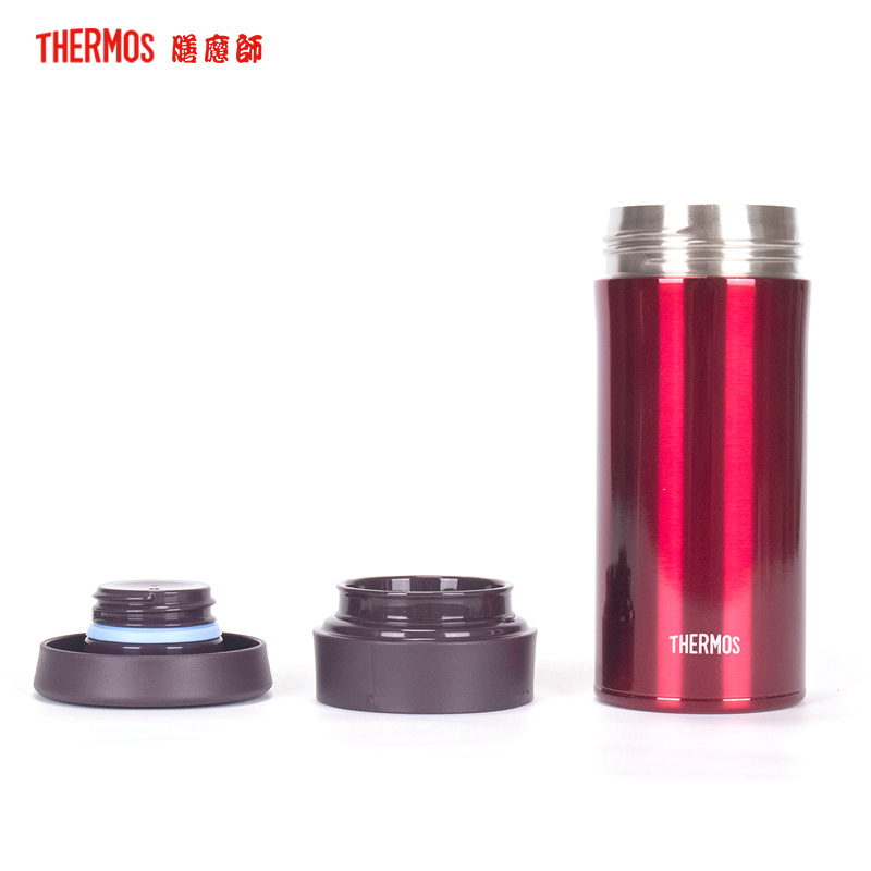膳魔师不锈钢保温杯TCMA-400BGD 红色 400ML 时尚轻便 /304不锈钢/THERMOS 通用