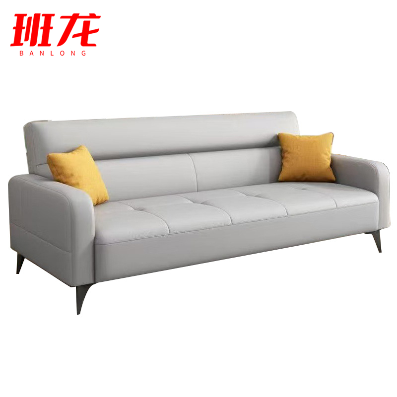 班龙沙发双人位浅灰色张高清大图