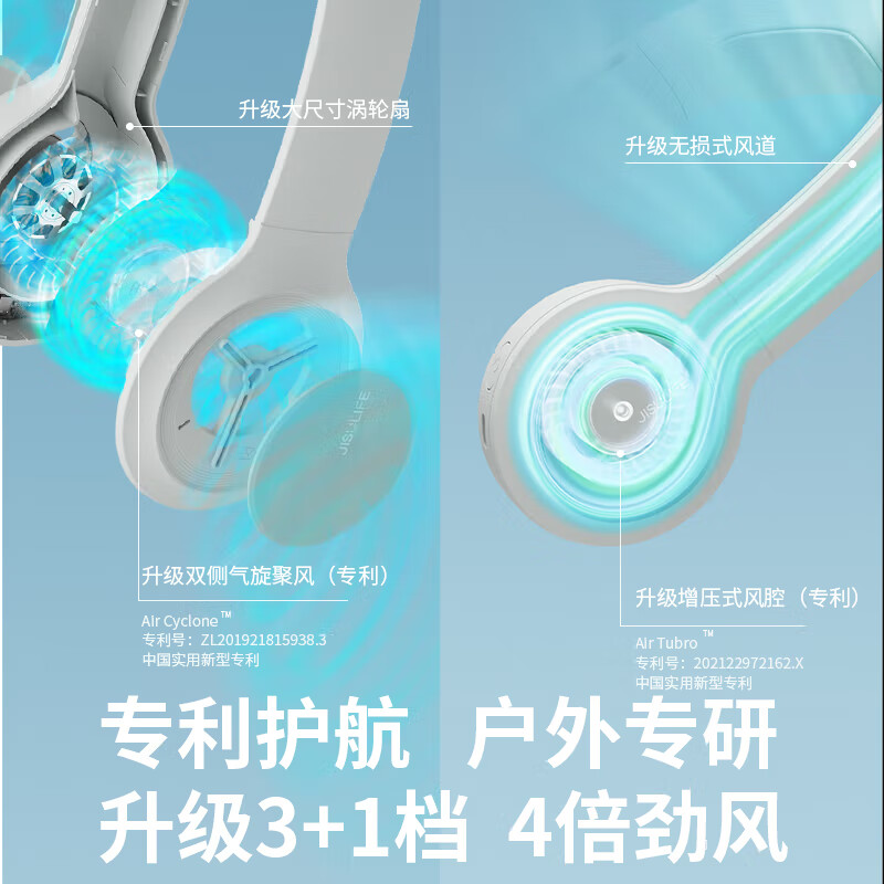 几素 无叶挂脖风扇 轻享版 FA31高清大图