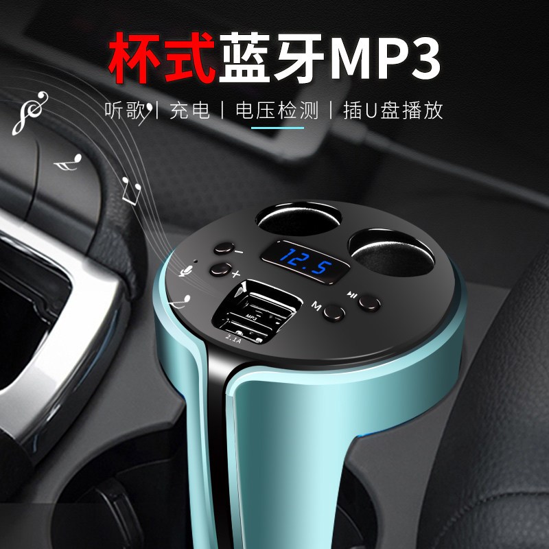 车载充电器 点烟器 车充 多功能点烟器 车用一拖二usb汽车充电器