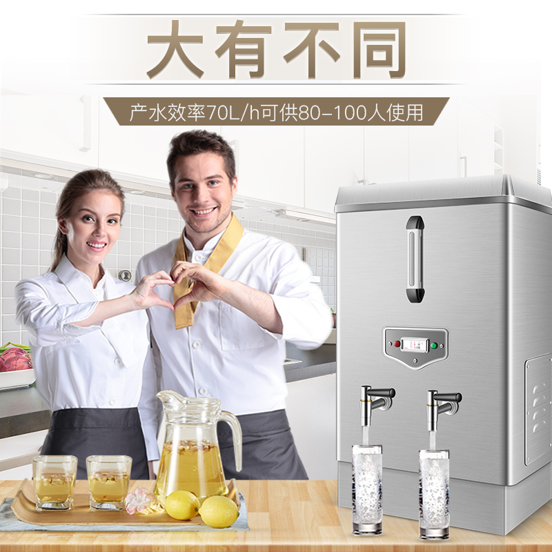 德玛仕(DEMASHI)开水器商用 电热开水机 全自动进水 304不锈钢 烧水器商用 KS-60F(发泡款)220V