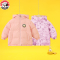 史努比(SNOOPY)童装儿童羽绒服男女中小童宝宝加厚双面穿印花保暖外套AJ007