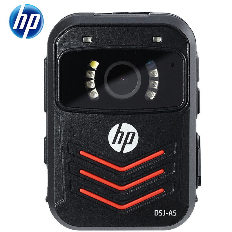 惠普（HP）DSJ-A5 执法记录仪对讲机GPS遥控版（16G 1296P高清红外夜视现场记录仪 ）