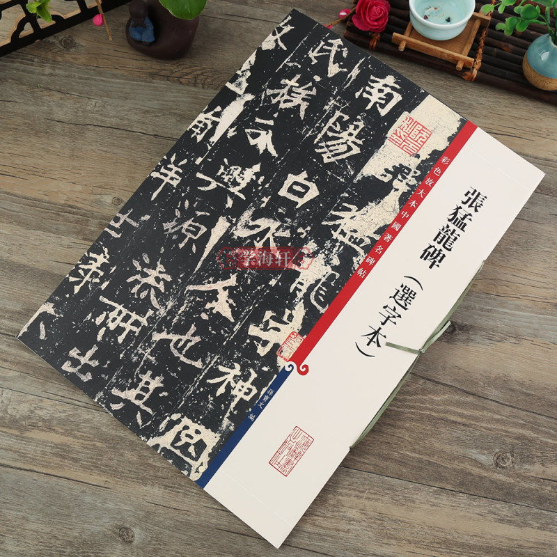 [正版]张猛龙碑(选字本)彩色放大本中国著名碑帖繁体旁注孙宝文北魏楷书毛笔字帖书法临摹古帖拓本籍 上海辞书出版社学海轩
