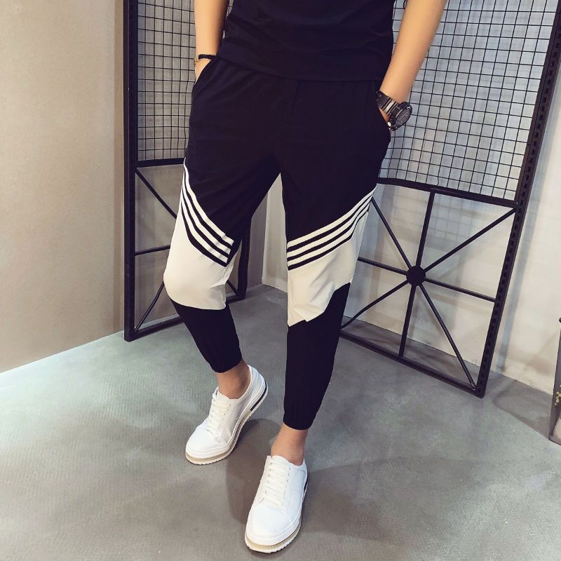 梵克公牛男装一套衣服搭配流帅气卫衣套装社会人修身网红套装夏季精神