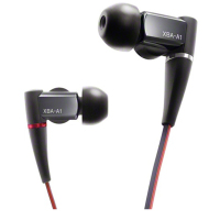 索尼(SONY)XBA-A1AP 圈铁结合通话耳机 搭载线控和麦克风入耳式有线耳机 黑色