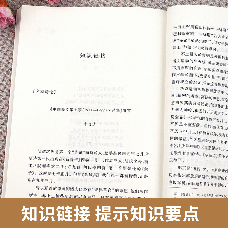 [醉染正版]中国现代诗歌选艾青著人民文学出版社 初高中学生阅读推荐中国经典现代文学名著书籍口碑版本课外读物正版 青少年版高清大图