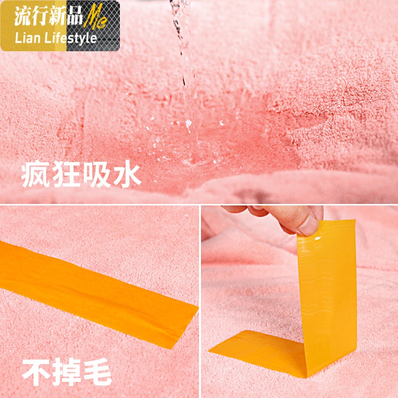 浴巾女可穿可裹比棉吸水浴裙性感家用大毛巾速干三件套ins风 三维工匠高清大图