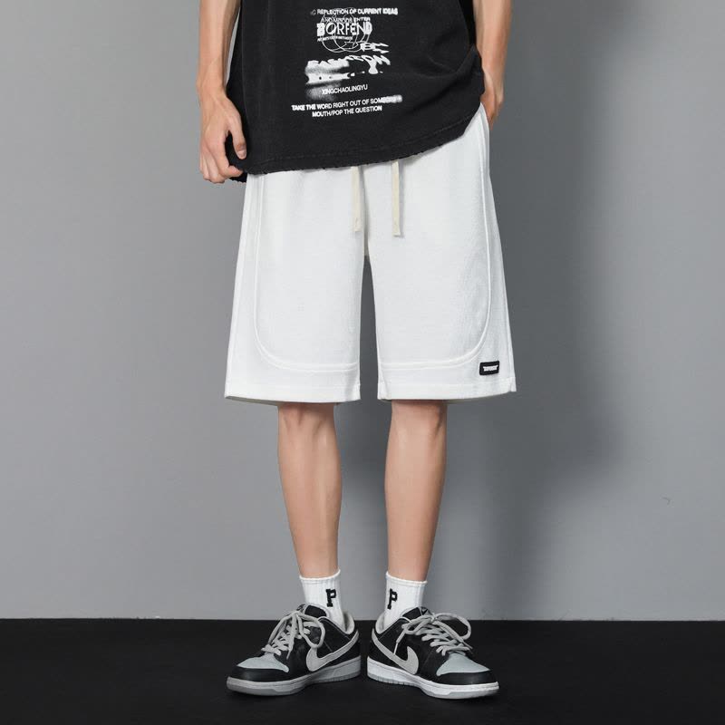 真维斯休闲短裤男士2022夏季新款直筒宽松韩版潮流百搭五分裤子图片