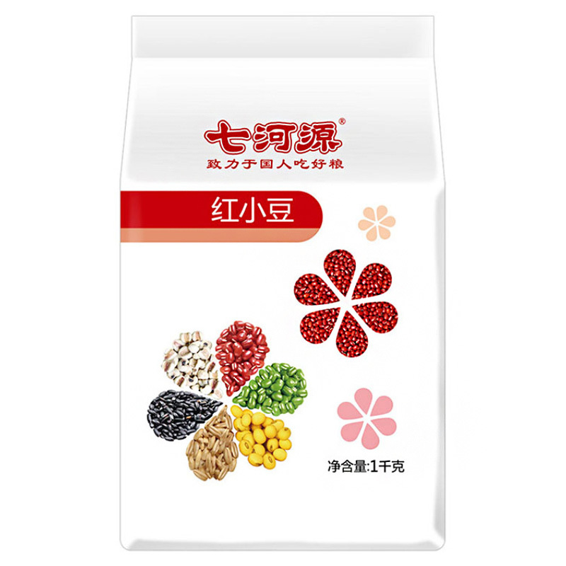 七河源 红小豆1kg(无添加 红豆 小豆 东北 五谷 杂粮 粗粮真空装 大米伴侣)