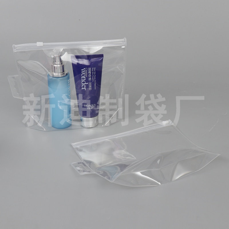 EVA透明袋自封袋子加厚防水自封化妆品袋整理袋收纳包定制LOGO收纳袋 三维工匠高清大图