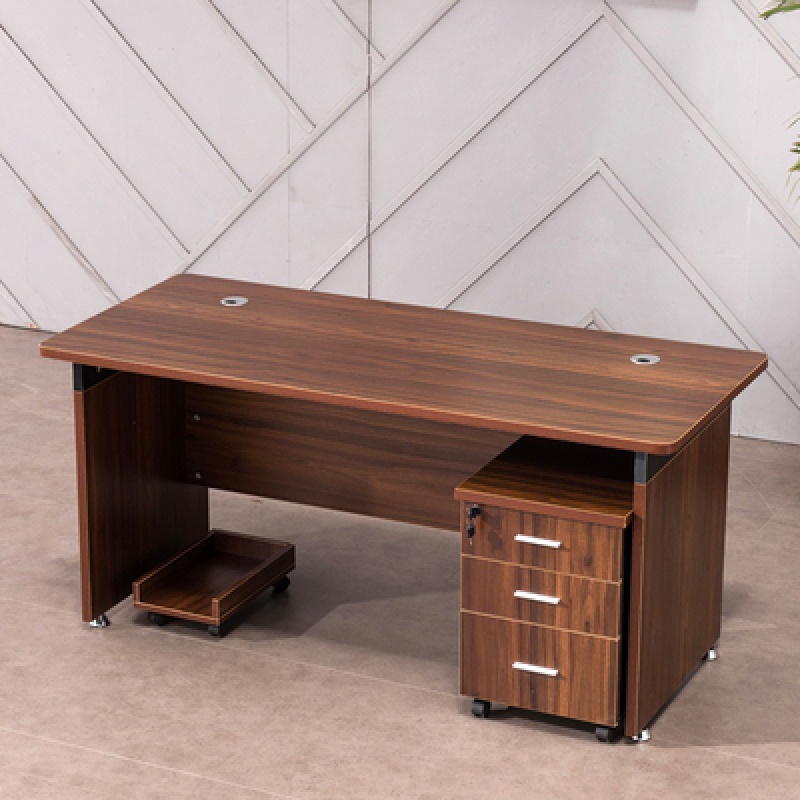 尋木匠老板办公桌椅组合单人员工1.4米办公室电脑桌子1.