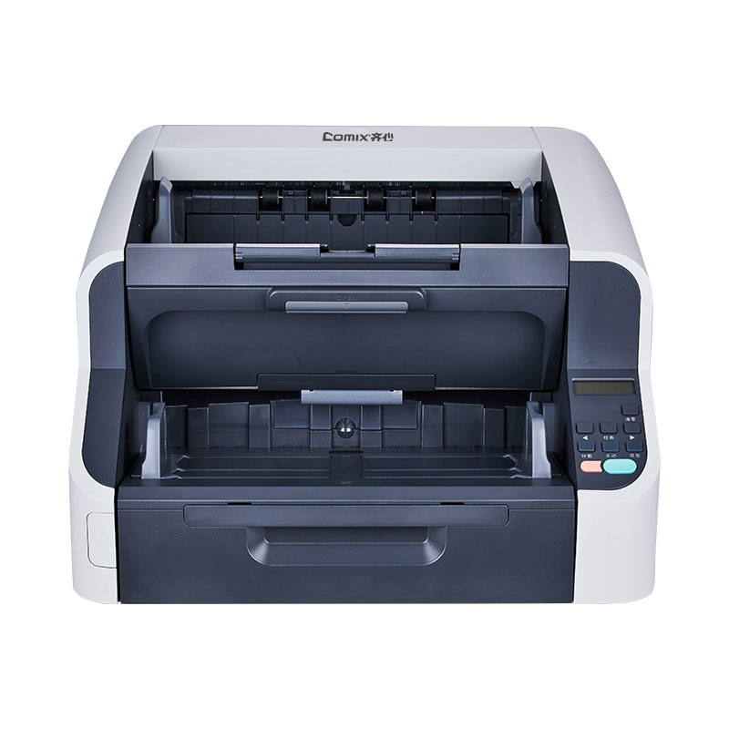 齐心(COMIX)QX6300国产扫描仪 高速馈纸式彩色双面快速扫描A3幅面120ppm/240ipm高清大图