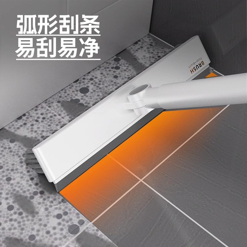 [补贴10%]长柄刷子家用卫生间瓷砖刷洗墙硬毛刷多功能无死角打扫神器缝隙刷高清大图
