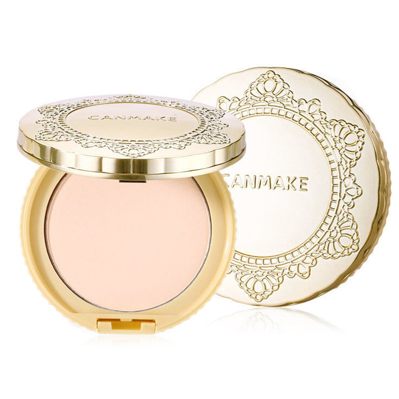 【日本进口】canmake/井田透亮美肌棉花糖蜜控油蜜粉饼10g #mo哑光