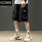 HLCOMAN工装短裤男夏季日系潮牌中裤男士大码宽松休闲新款潮流外穿五分裤