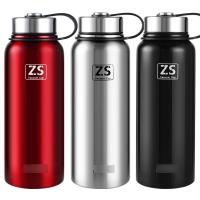 大号保温杯大容量 1000ml 户外男成人运动水壶304不锈钢水杯多款多色创意生活日用家居器皿水具水杯酒杯