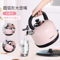 格立高(Geligao)GLG-220C电热水壶304不锈钢正品 烧水壶宿舍家用电热自动断电2L