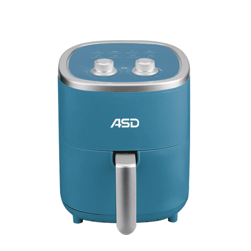 爱仕达(ASD)3.5L双旋钮设计自动断电不沾炸锅低脂少油蓝色爱尚空气炸锅AK-F35J902高清大图