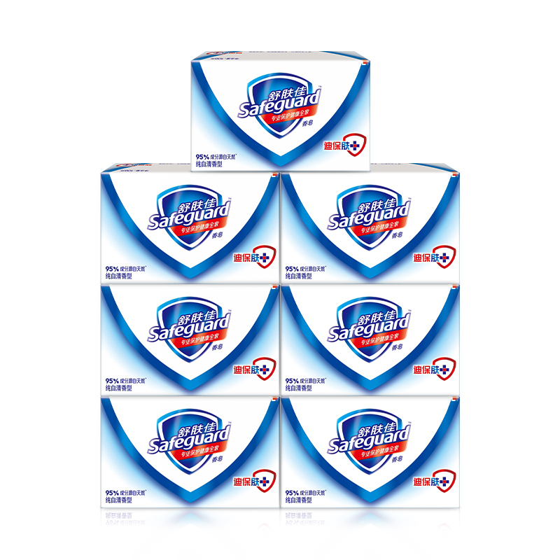 舒肤佳纯白清香型香皂108g7