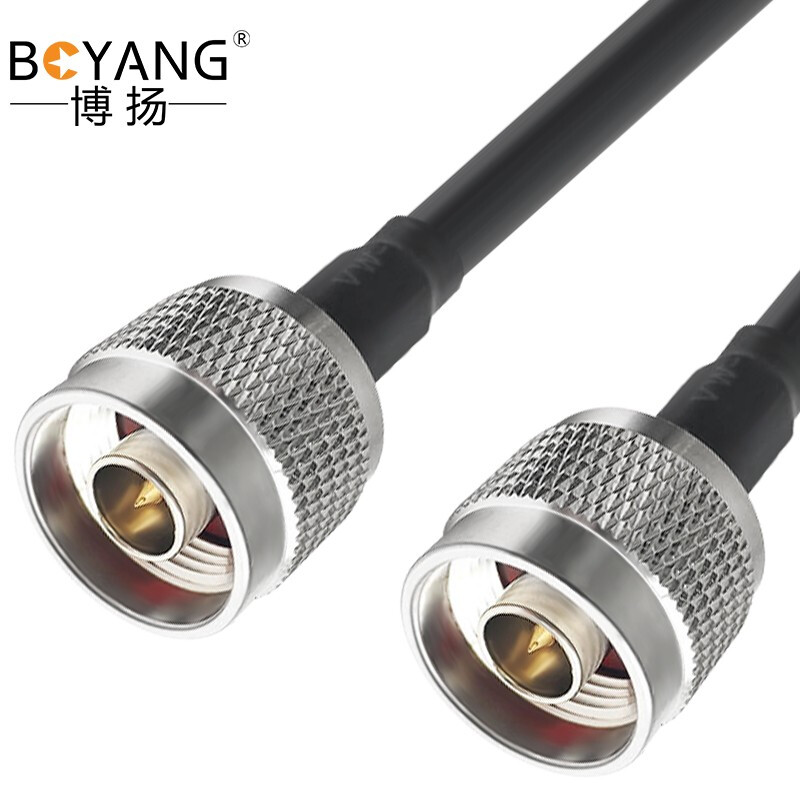博扬 同轴射频连接线 N公头转N公头转接线 同轴SYV50-5跳线馈线 N-N型延长线 BY-NJ/NJ