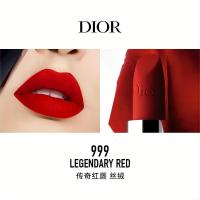 [顺丰][礼盒礼袋]迪奥(Dior)烈艳蓝金唇膏口红 #999 丝绒 正红色 3.5g