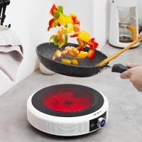 金正(NiNTAUS)电陶炉 电陶炉家用 电磁炉小型 电磁炉电热茶炉煮茶光波炉圆形爆炒大功率JZTL-22D01(白色)