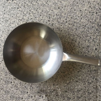 平底铁锅电磁煤气炉通用熟铁无涂层加厚少油烟铁炒菜锅-平底-直径34(木把款)
