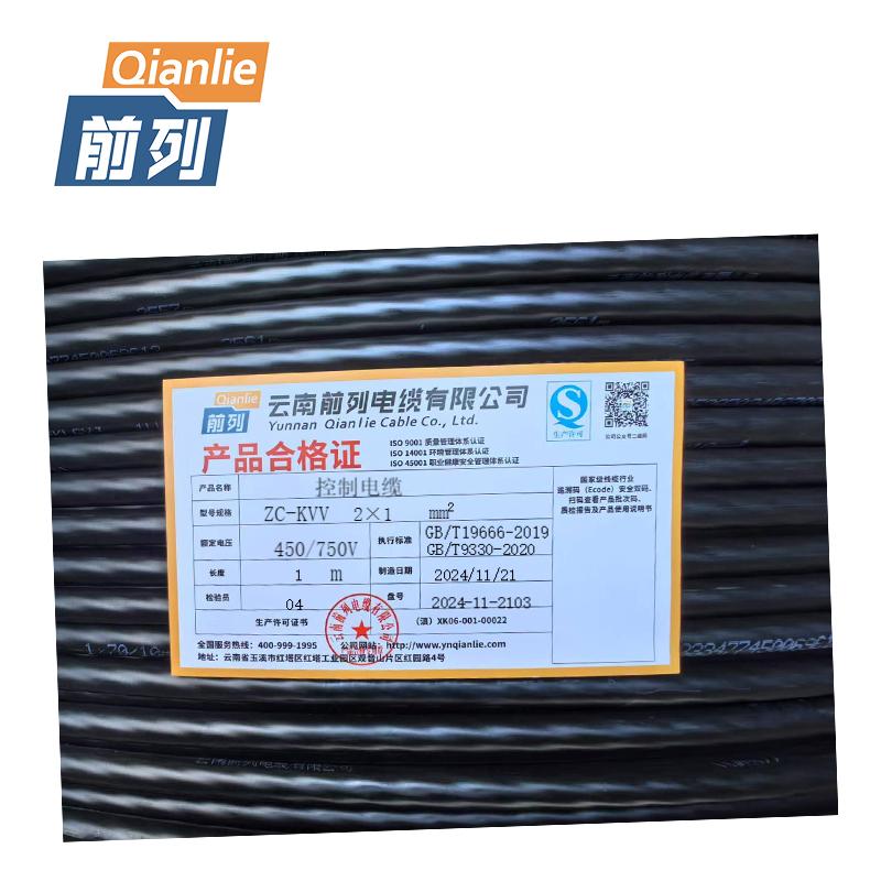 前列 控制电缆ZC-KVVP-8×2.5mm² 米高清大图